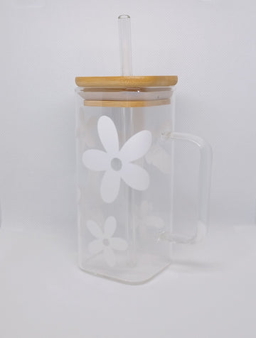 13oz. Glass Iced Coffee Cup