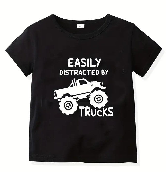 Truck. Boys Crew Neck T-shirt