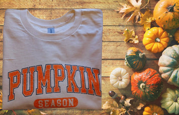 Pumpkin Season! Short Sleeve Crew Neck