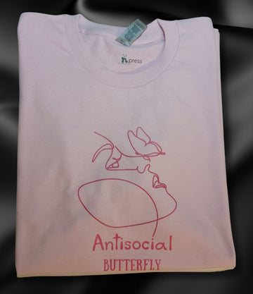 Short Sleeve Antisocial Butterfly